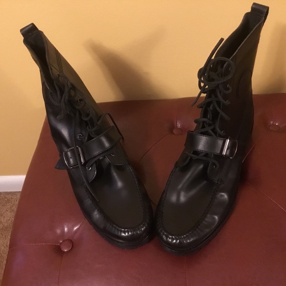 Polo Ralph Lauren Ranger Men’s Leather Boots 12D - Picture 16 of 16